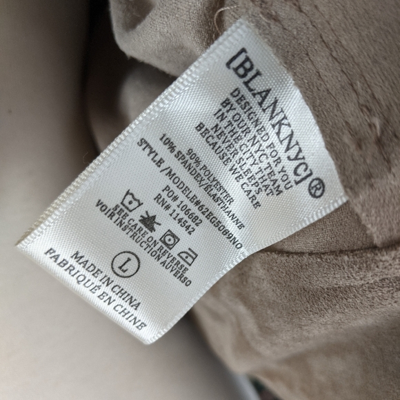 ✨SOLD✨BLANKNYC Faux Suede Moto Jacket Brick - Picture 9 of 12